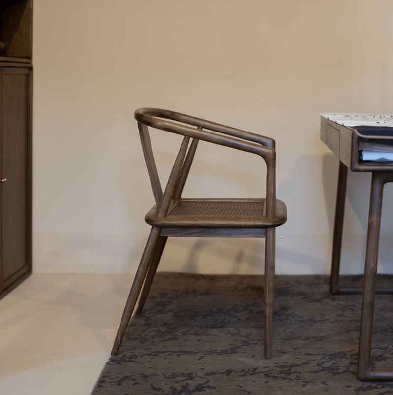 Ming Walnut Essence Chair