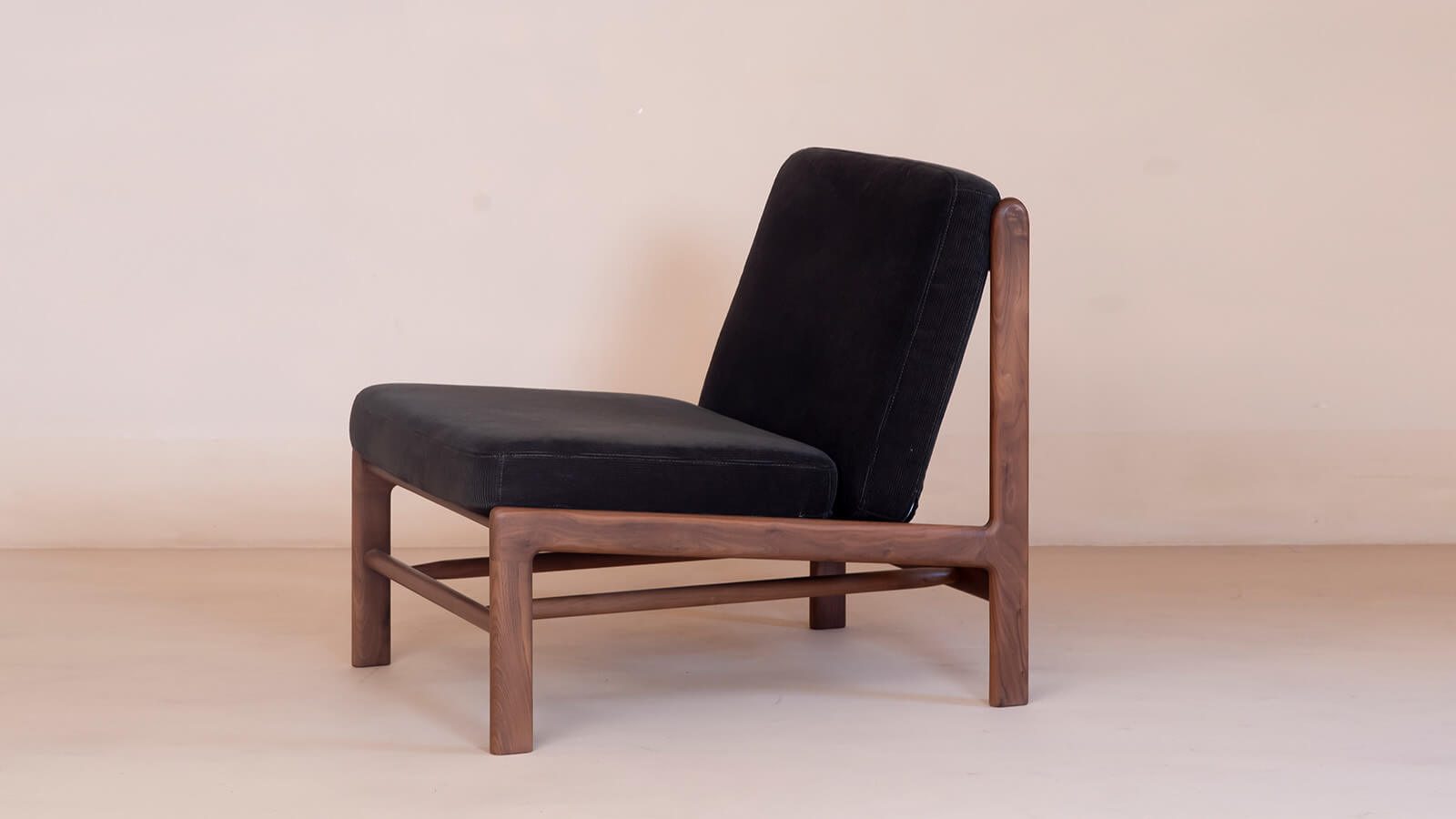 Ming Walnut Occasional Chair