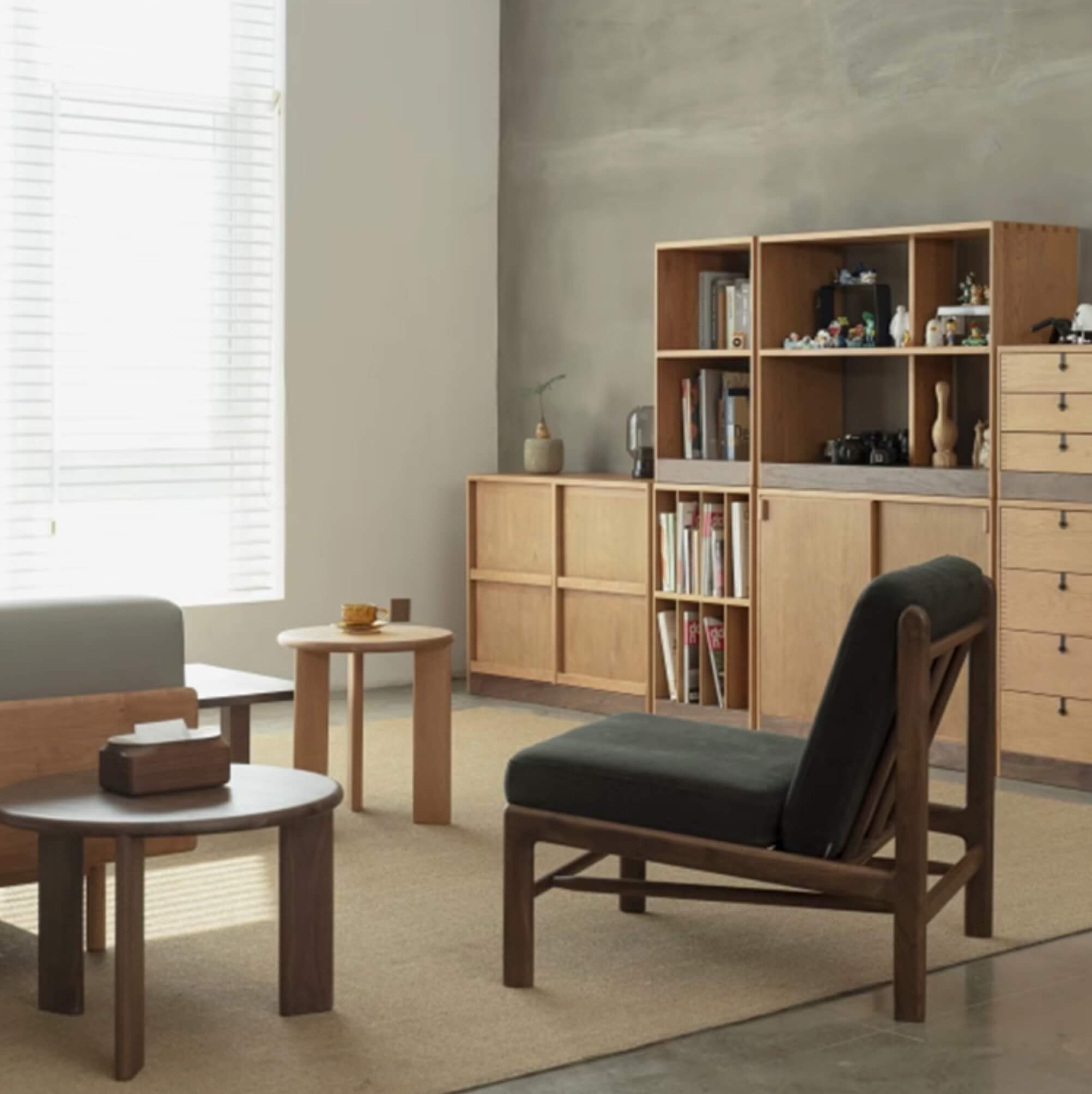 Ming Walnut Occasional Chair