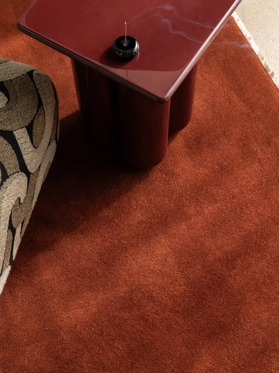 Just Chill Rug - Brick | Studio BASE Premium Wool Rug