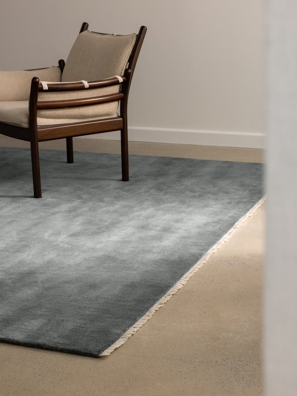 Chill Rug Just Chill Rug - Steel Blue | Studio BASE Premium Wool Rug
