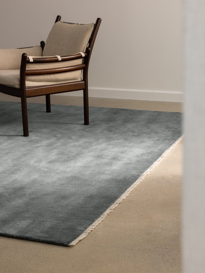 Just Chill Rug - Steel Blue | Studio BASE Premium Wool Rug
