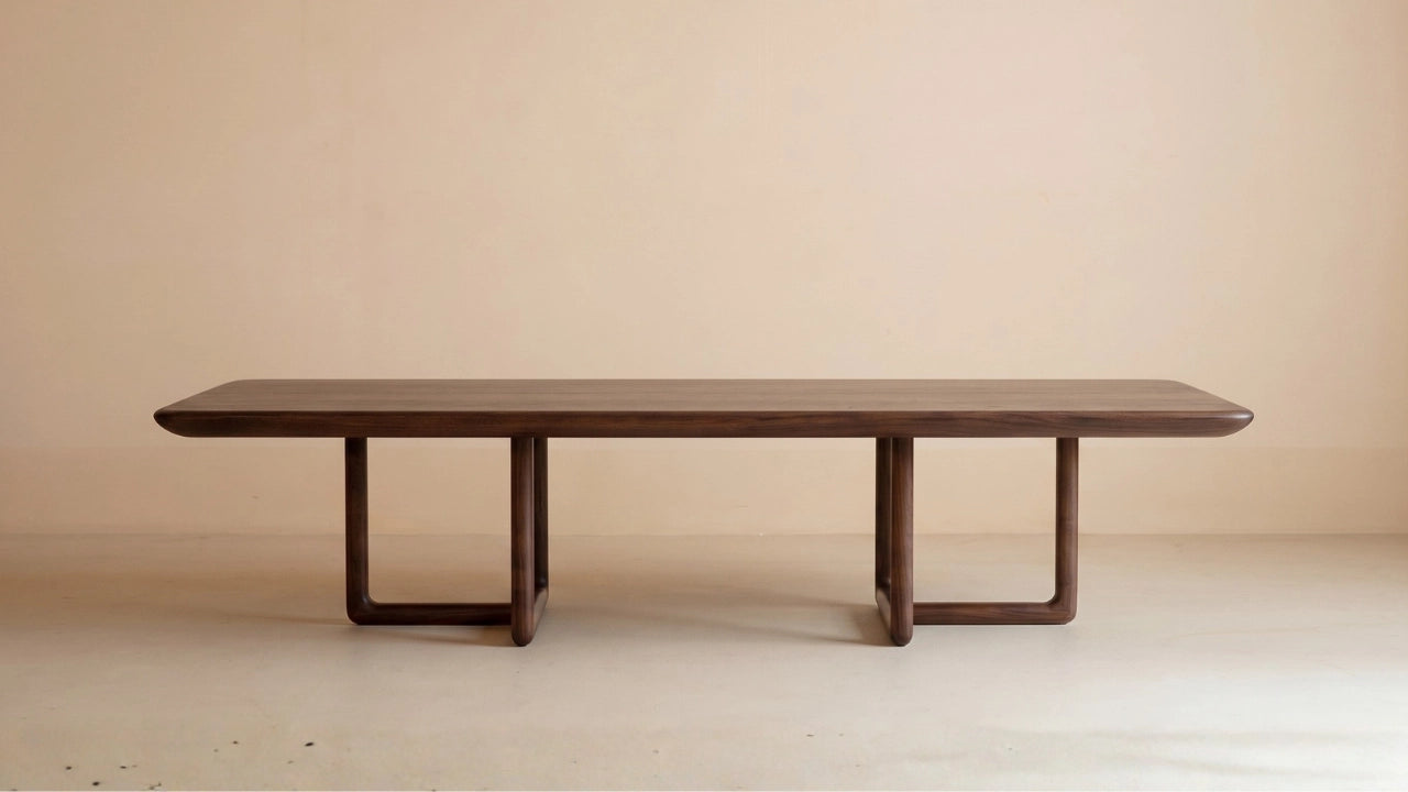 Ming Walnut Chime Tea Table