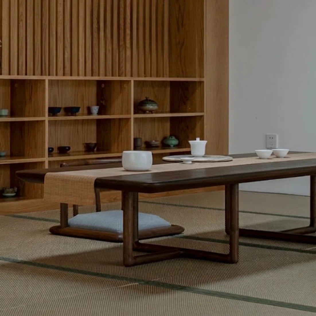 Ming Walnut Chime Tea Table