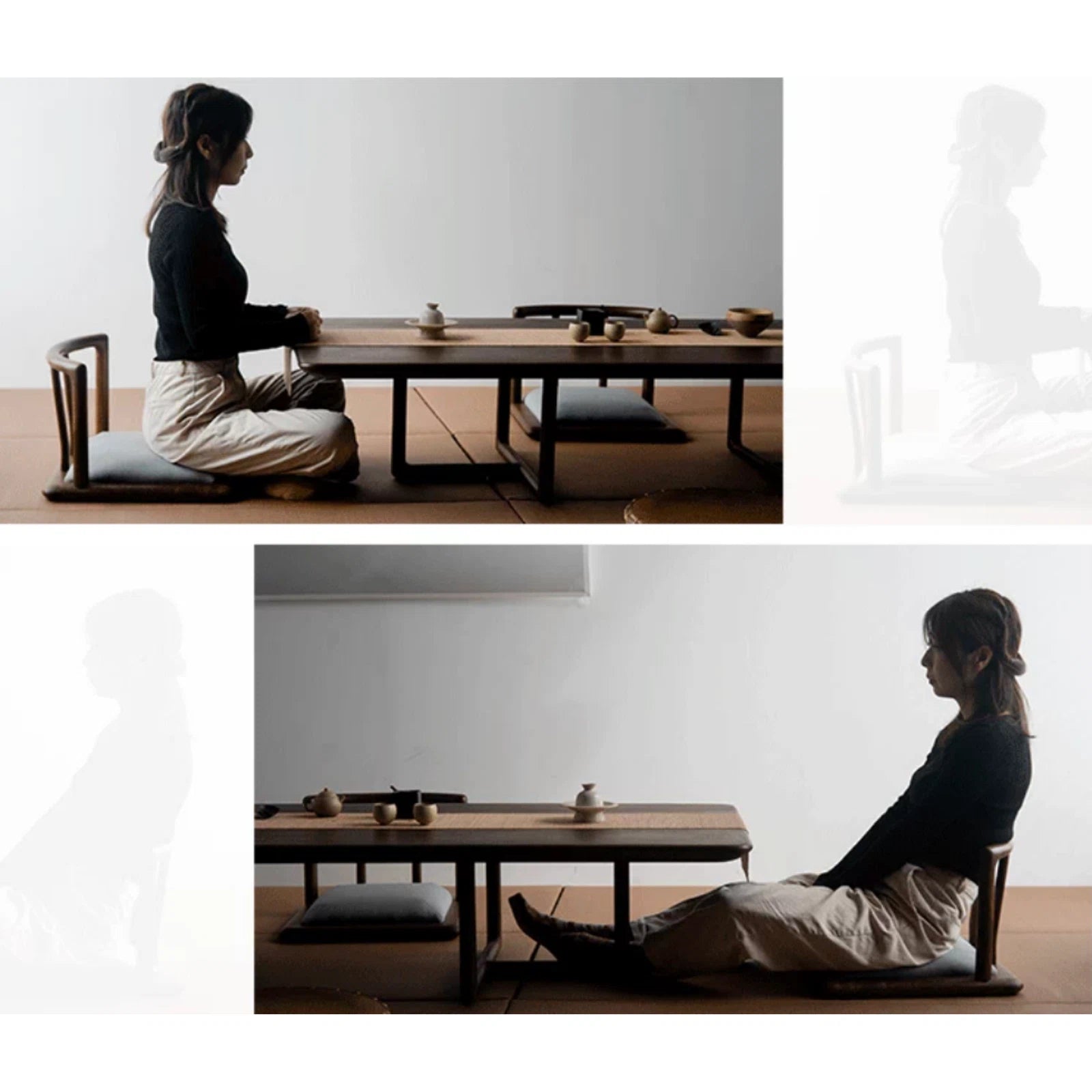 Ming Walnut Chime Tea Table