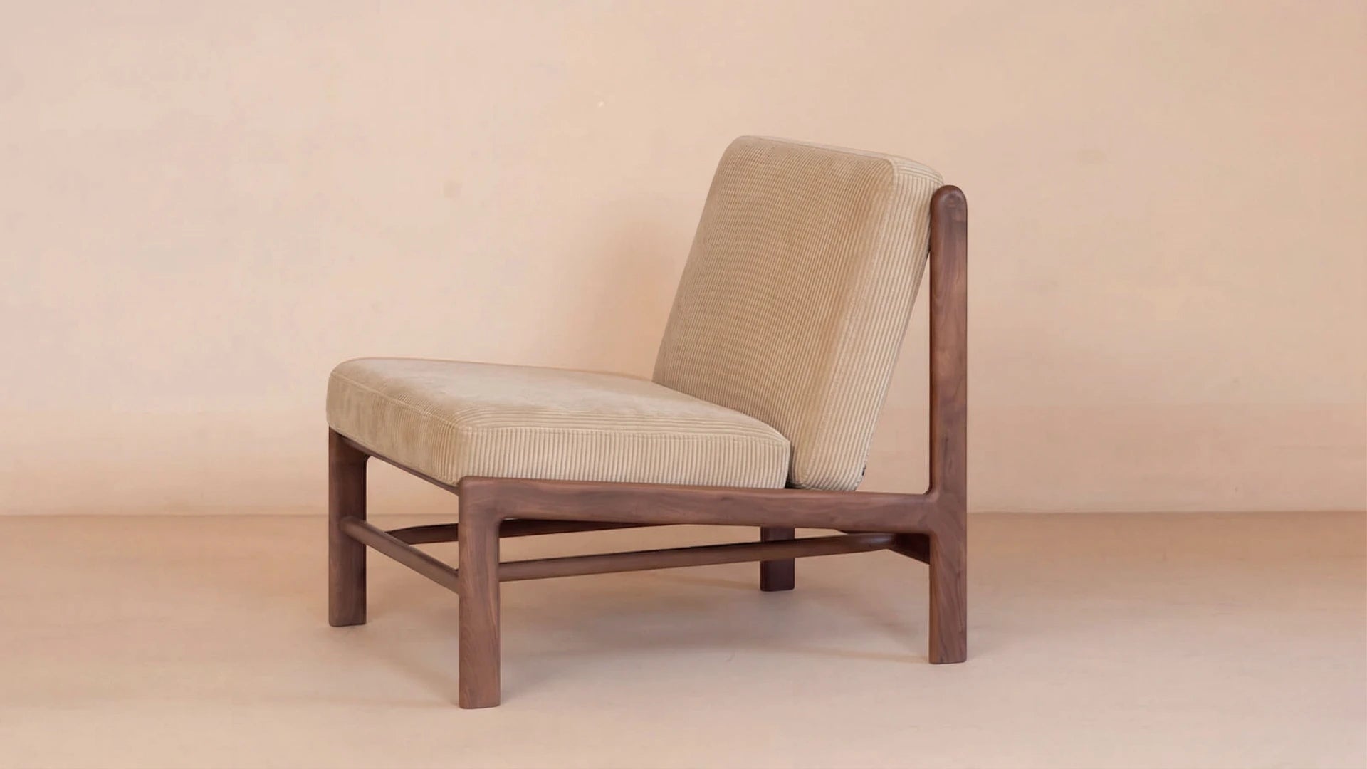 Ming Walnut Occasional Chair