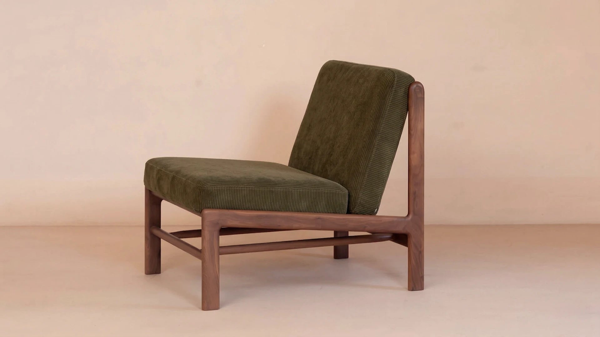 Ming Walnut Occasional Chair