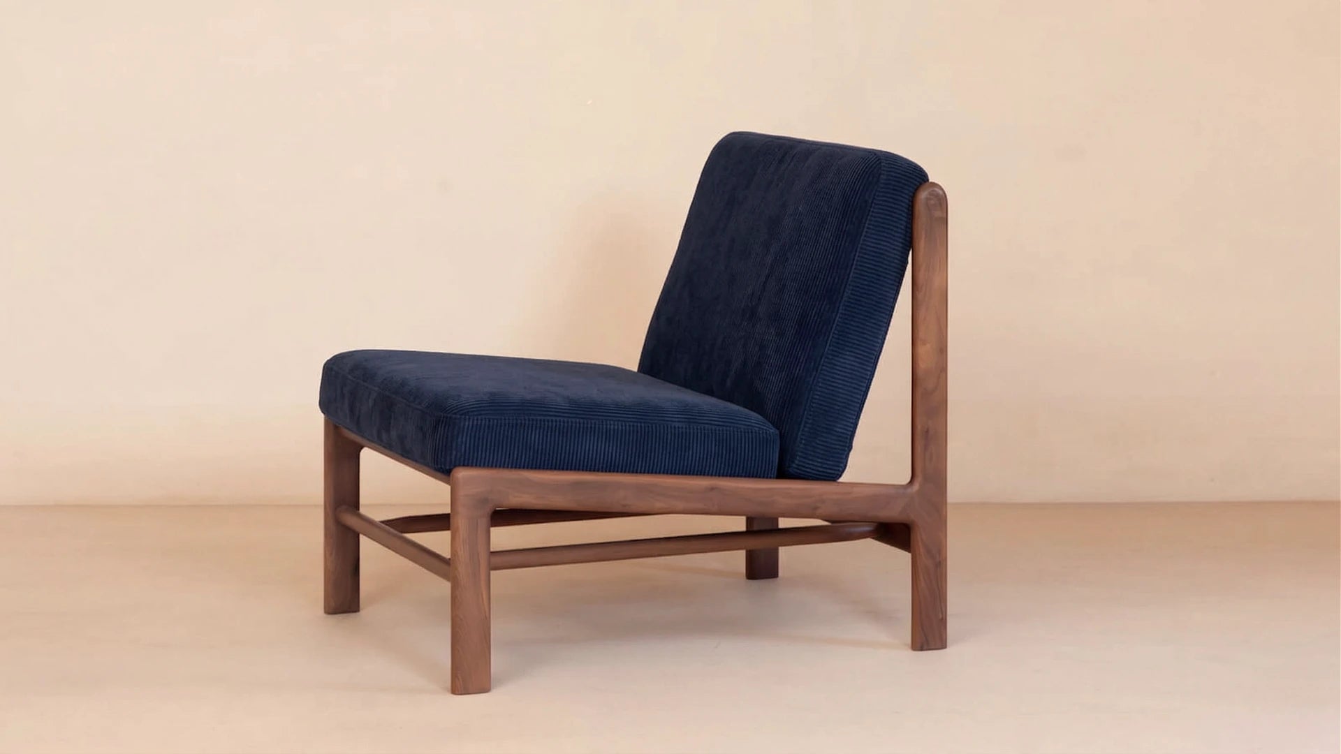 Ming Walnut Occasional Chair
